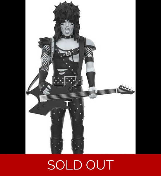 Motley Crue Black & White Nikki Sixx ReAction Figure